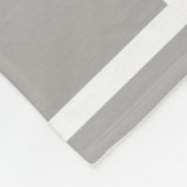 Personalisiertes modernes Baby Milestone Foto Blan Fleecedecke (Ecke)