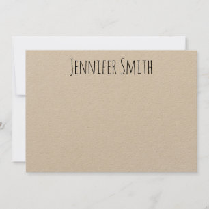 Personalisiertes modernes Bauernhaus Handgeschrieb Mitteilungskarte