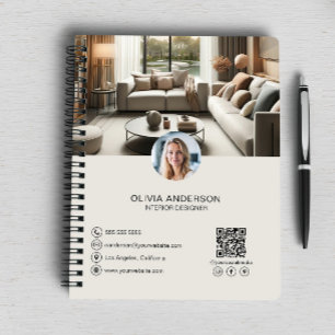 Personalisiertes, modernes Berufliches Geschäft Notizblock