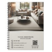 Personalisiertes, modernes Berufliches Geschäft Notizblock (Vorderseite)