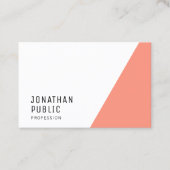 Personalisiertes modernes Berufliches Template Visitenkarte (Vorderseite)