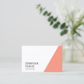 Personalisiertes modernes Berufliches Template Visitenkarte (Stehend Vorderseite)