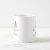 Personalisiertes modernes BFF-Freundschaftsgeschen Kaffeetasse (Mittel)