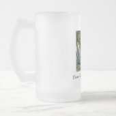 Personalisiertes modernes Bierglas Mattglas Bierglas (Links)