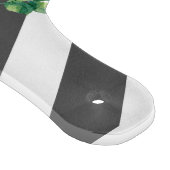 Personalisiertes, modernes Blumenmonogramm - Gesch Schneidebrett (Ecke)