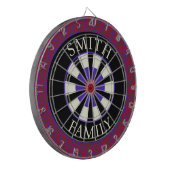 Personalisiertes, modernes Dart Board Dartscheibe (Vorderseite Links)