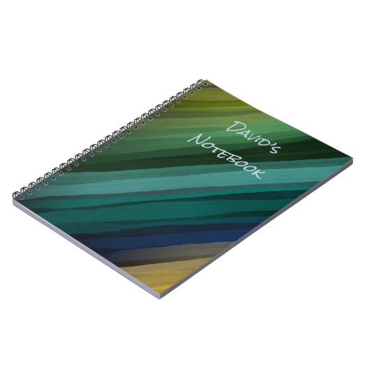 Personalisiertes, modernes Design-SpiralNotebook Notizblock (Linke Seite)