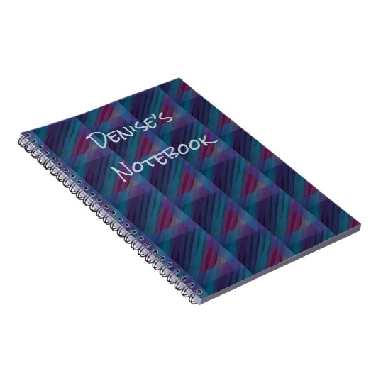 Personalisiertes, modernes Design-SpiralNotebook Notizblock (Rechte Seite)