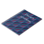 Personalisiertes, modernes Design-SpiralNotebook Notizblock (Linke Seite)
