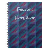 Personalisiertes, modernes Design-SpiralNotebook Notizblock (Vorderseite)