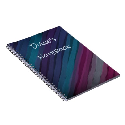 Personalisiertes, modernes Design-SpiralNotebook Notizblock (Rechte Seite)