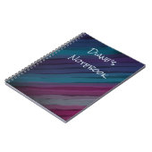 Personalisiertes, modernes Design-SpiralNotebook Notizblock (Linke Seite)
