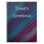 Personalisiertes, modernes Design-SpiralNotebook Notizblock (Vorderseite)