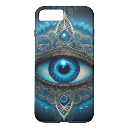 Personalisiertes modernes drittes Auge Case-Mate iPhone Hülle (Rückseite)