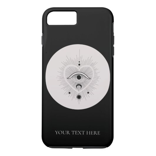 Personalisiertes modernes drittes Auge Case-Mate iPhone Hülle (Rückseite)