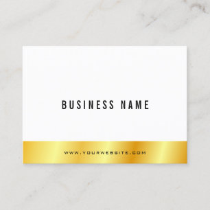 Personalisiertes, modernes, elegantes Gold Visitenkarte