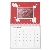 Personalisiertes modernes Foto Kalender (Feb 2027)
