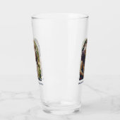 Personalisiertes modernes Fotogeschenk Glas (Links)