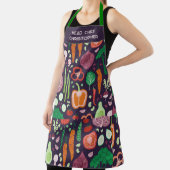 Personalisiertes modernes Gemüsemuster für den Che Schürze (InSitu)