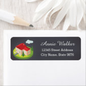 Personalisiertes, modernes Haus Rücksendeadresse (Insitu)