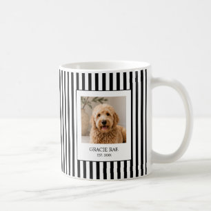 Personalisiertes modernes Haustierfoto Kaffeetasse