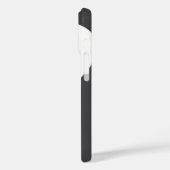 Personalisiertes modernes Liebesgeburten Blaues He Case-Mate iPhone Hülle (Rückseite / Links)