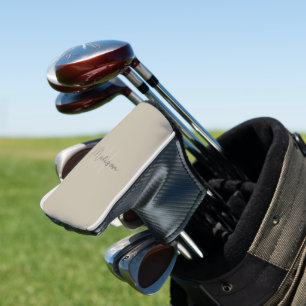 Personalisiertes modernes Monogramm Golf Headcover