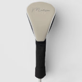 Personalisiertes modernes Monogramm Golf Headcover (Vorderseite)