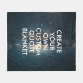 Personalisiertes, modernes Raumkonzept - individue Fleecedecke (Vorderseite (Horizontal))