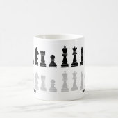 Personalisiertes modernes Schachspiel Kaffeetasse (Mittel)