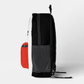 Personalisiertes modernes Skelett Hand Frieden und Bedruckter Rucksack (Rechts)