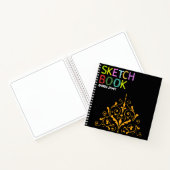 Personalisiertes, modernes Sketch-Buch Notizblock (Innenseite)