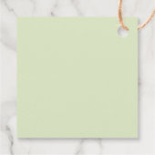 Personalisiertes, modernes Tulip Geschenkanhänger (Rückseite)