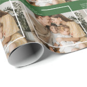 Personalisiertes modernes Umschlagpapier mit Foto Geschenkpapier (Rolleneckpunkt)