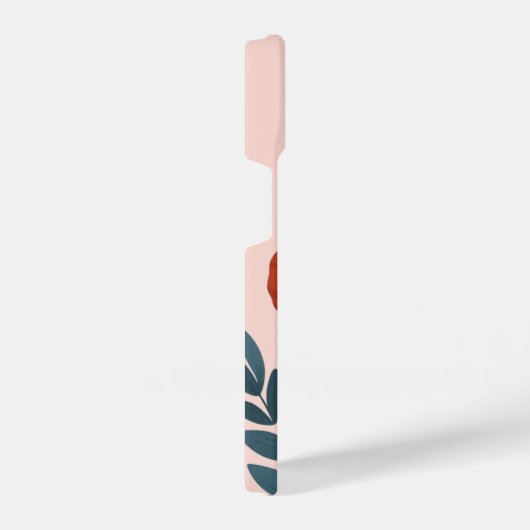 Personalisiertes Mohnblumen-Gehäuse iPhone Hülle (Rechte Seite)