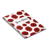 Personalisiertes MohndruckNotebook Notizblock (Rechte Seite)