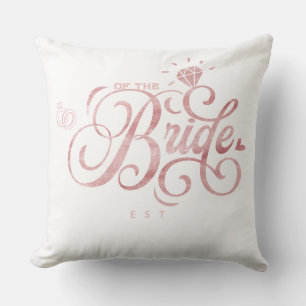 Personalisiertes "Mom of the Bride to Be" Benutzer Kissen