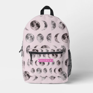 Personalisiertes Mondphasen-Himmelsgeschenk in Ros Bedruckter Rucksack