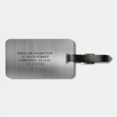 Personalisiertes Mongram Golf Swing Gepäckanhänger (Rückseite horizontal)