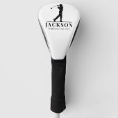 Personalisiertes Mongram Golf Swing Golf Headcover (Vorderseite)