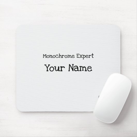 Personalisiertes Monochrome Expert Mousepad (Mit Mouse)