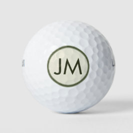 Personalisiertes Monografie-Design des Golfclubs Golfball