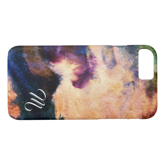 Personalisiertes Monogram Art iPhone / iPad Gehäus Case-Mate iPhone Hülle (Rückseite (Horizontal))