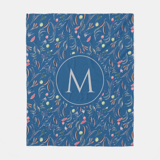 Personalisiertes MONOGRAM Fleecedecke (Vorderseite)