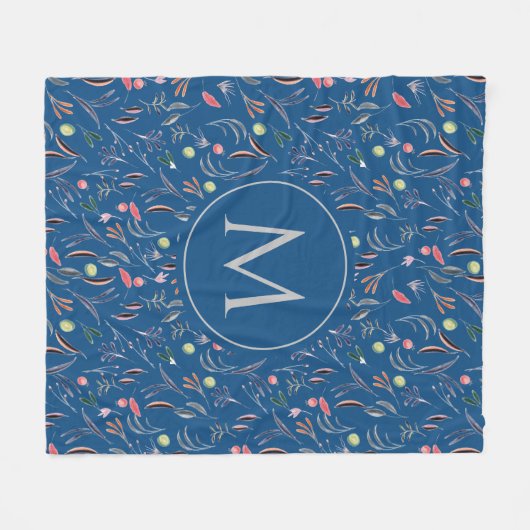 Personalisiertes MONOGRAM Fleecedecke (Vorderseite (Horizontal))