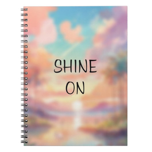 "Personalisiertes Monogram-Notebook Notizblock (Vorderseite)