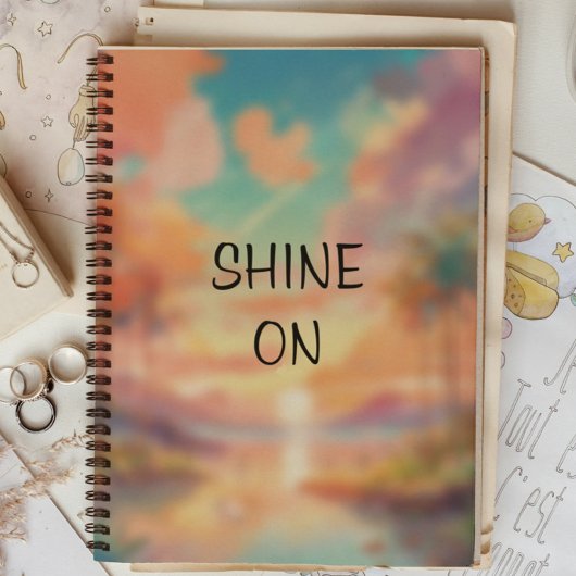 "Personalisiertes Monogram-Notebook Notizblock