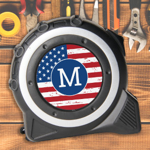 Personalisiertes Monogram, Patriotic Maßband