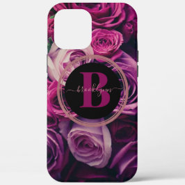 Personalisiertes Monogram Romantisches Floral Phon Case-Mate iPhone Hülle