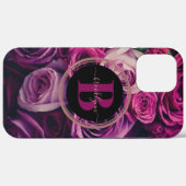 Personalisiertes Monogram Romantisches Floral Phon Case-Mate iPhone Hülle (Rückseite (Horizontal))